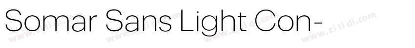 Somar Sans Light Con字体转换